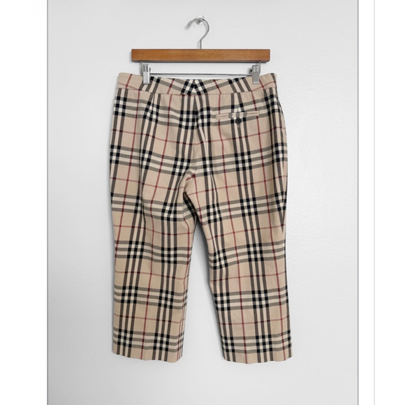 Burberry Vintage Classic Nova Check Crop Pants - Picture 2 of 8